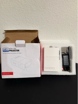 Mini LED Projector, Portable HD 1080P Video Projector, Lightweight Home Theater Projector
