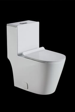 New Toilet.                                                 Bathroom vanity