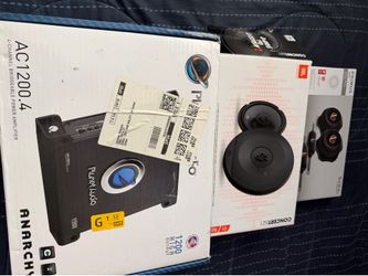 Brand New Car Audio Package – JBL Speakers + Infinity Tweeters + Planet Audio 1200W Amp