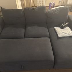 Couch And Entertainment Center 