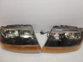 JEEP GRAND CHEROKEE HEADLIGHT HEAD LAMPS OEM 2000