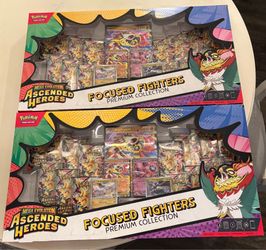 Pokemon Ascended Heroes Focused Fighters Premium Collection X2