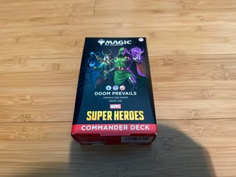 New Magic The Gathering: Marvel Doom Prevails Commander Deck