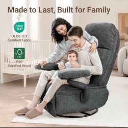 BRAND NEW Lullacloud Nursery Chair *BLACK