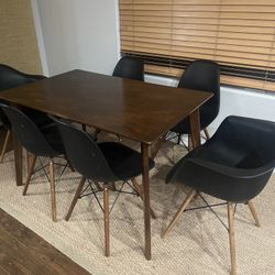 Dining Table With 6 Chairs 