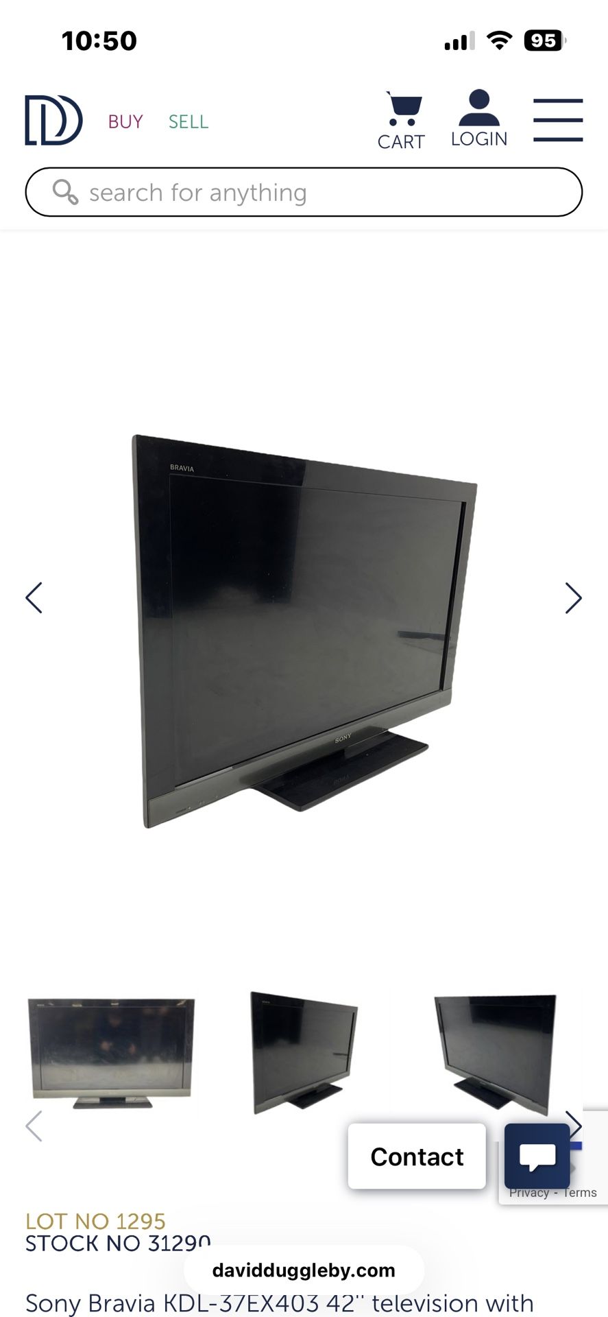 Sony Bravia 1080p LCD 50 In Flatscreen TV And Roku Device