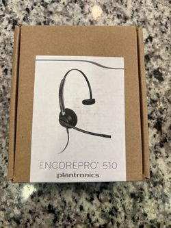 Plantronics EncorePro 510 Monaural Over-the-Head Headset 