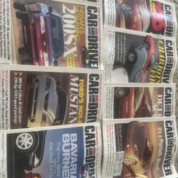 Car And Driver Magazine Lot 1990’s Lot Of 8
