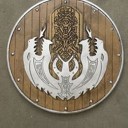 Viking Shield Costume Prop – Great for Cosplay or Home Decor!