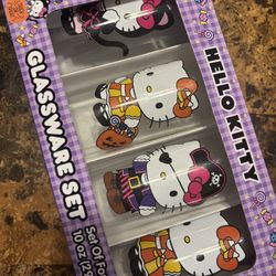 hello kitty glass cups