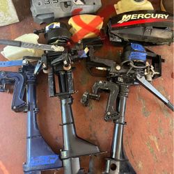 Parts/Project 3.5hp Tohatsu, 3.3hp Merc, 2.5hp Nisssn Outboard Boat Motor Dinghy Motor 