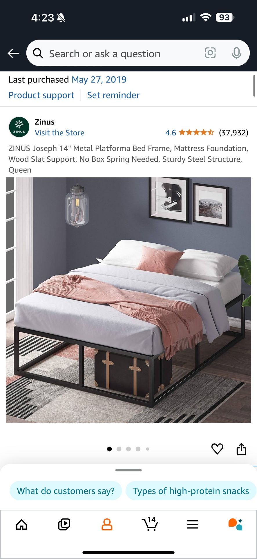 Queen Modern Bed Frame