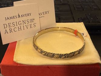 James Avery Pond Pals Bangle Bracelet Sterling Silver Large Archives Design New