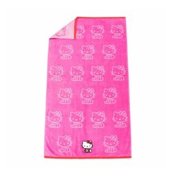 Hello Kitty Reversible Beach Towel Pink 34in X 63in New
