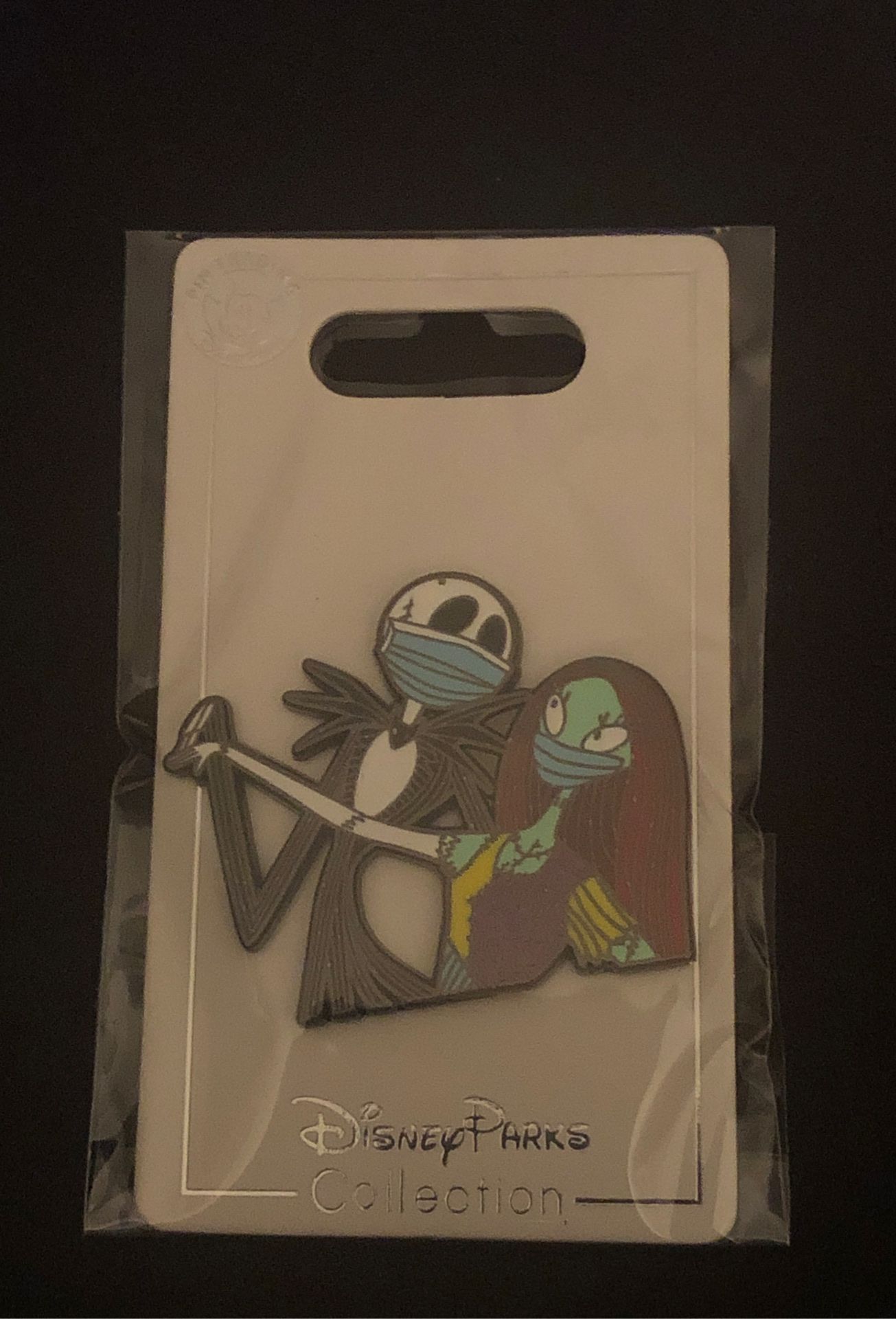 (NEW) Disney Parks NIGHTMARE BEFORE CHRISTMAS (with Covid-19 Masks) trading Pin