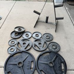 Weight Set And Stand