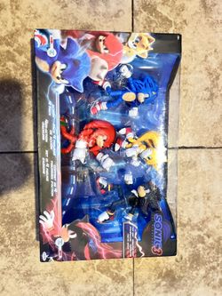 Sonic the Hedgehog 3 The Movie – 4-Pack 5" Action Figure Set by Jakks Pacific New