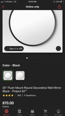 30” Decorative Project 62 Mirror