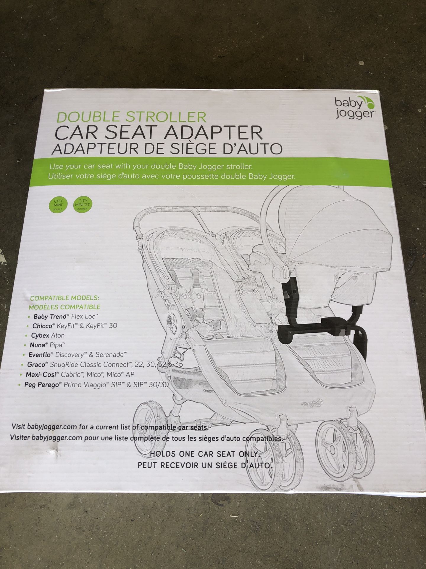 Infant Car Seat Adaptor for Double Stroller