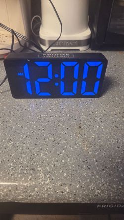Digital LED Alarm Clock with Night Light