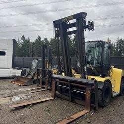 2019 Hyster H190HD2 Forklift QSB 4.5 Cummins Turbo Diesel Engine Fully Loaded Enclosed