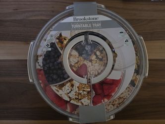 Brookstone Round Turntable Tray