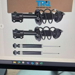 TRQ Front And Rear For Hyundai Genesis Coupe 2013-2016