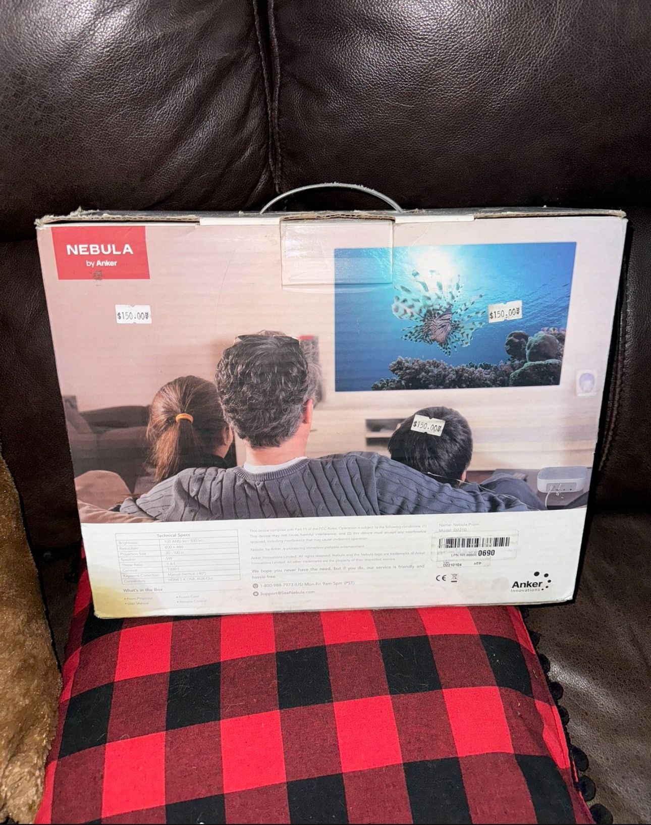 Anker Nebula Prizm II Full HD 1080p LED Multimedia Projector