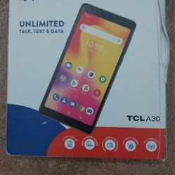New. TCL A30 5.5" HD+ Display 8MP Cam/5MP Selfie Cam 32GB (US Cellular Prepaid)