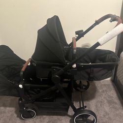 Double Stroller For Infant And Toddler Or Two Infants