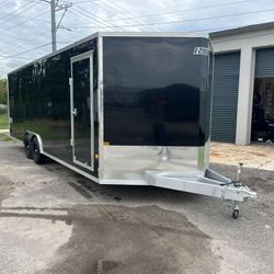 Alcom 8.5 x 24 Aluminum Enclosed 10k Cargo Trailer