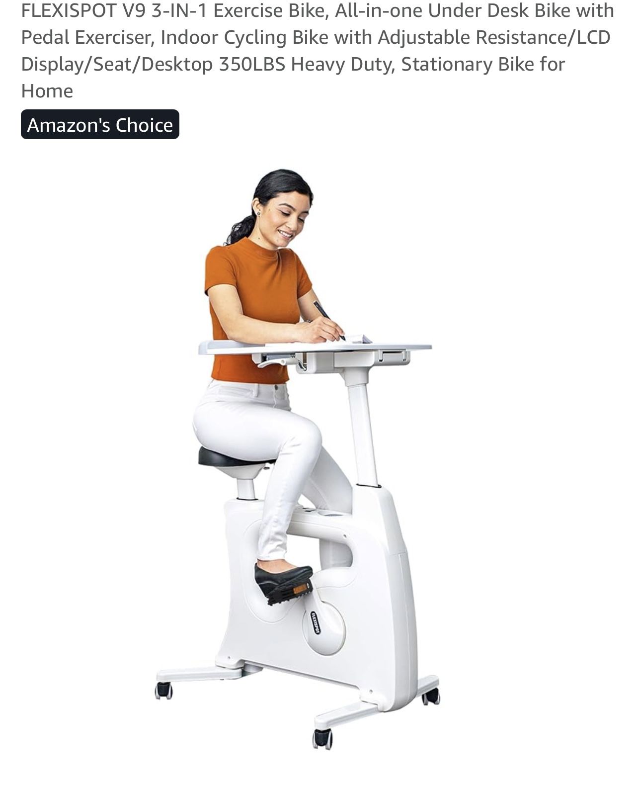 Bike Desk / At Home Bike Desk Exercise Bike