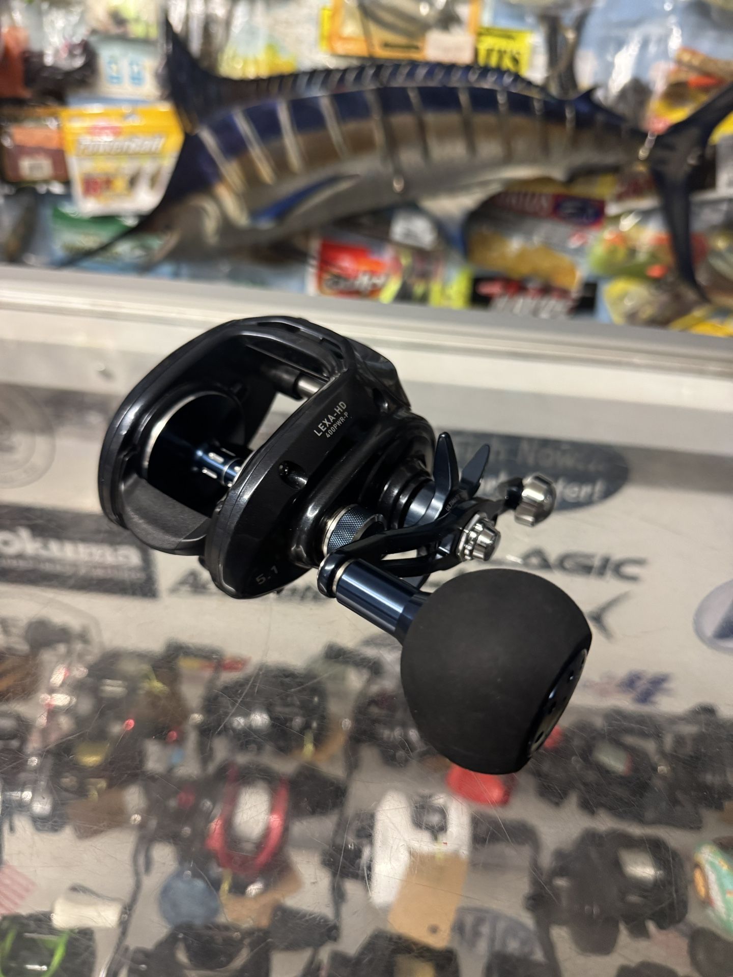 300$!! New Daiwa Lexa Hd 400 PWR-P Salt Water Fishing Reel. 