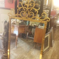 Hollywood Regency Style Gilt Mirror