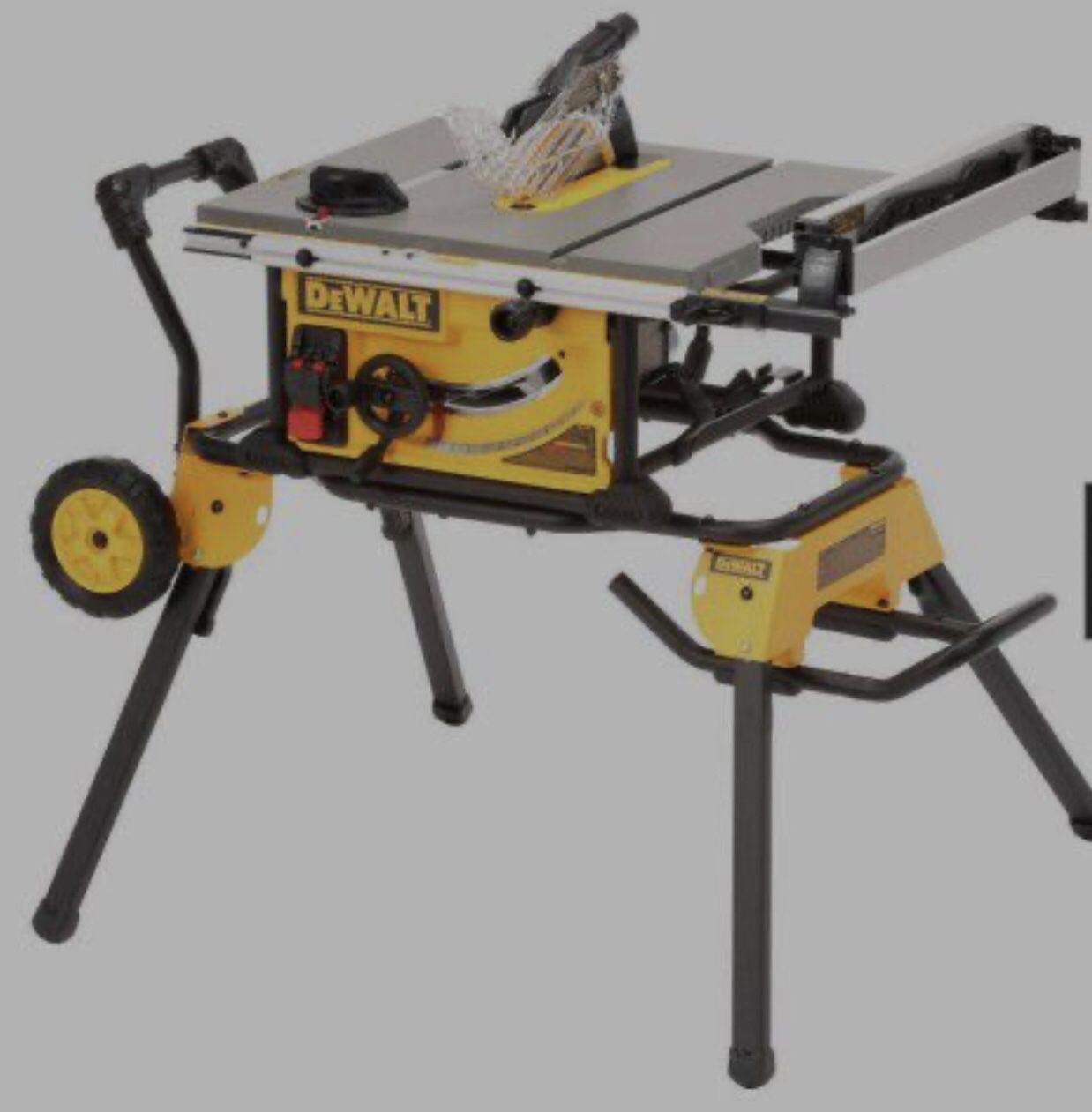 Dewalt Table Saw 10in with Rolling Stand