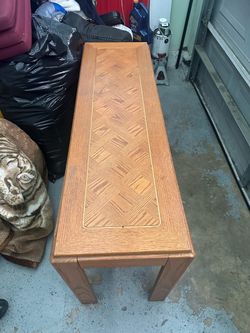 Wood Entry table