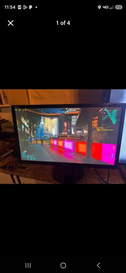 ASUS VG248QE Gaming Monitor -24" FHD (1920x1080) , 1ms, 144Hz, 3D Vision Ready