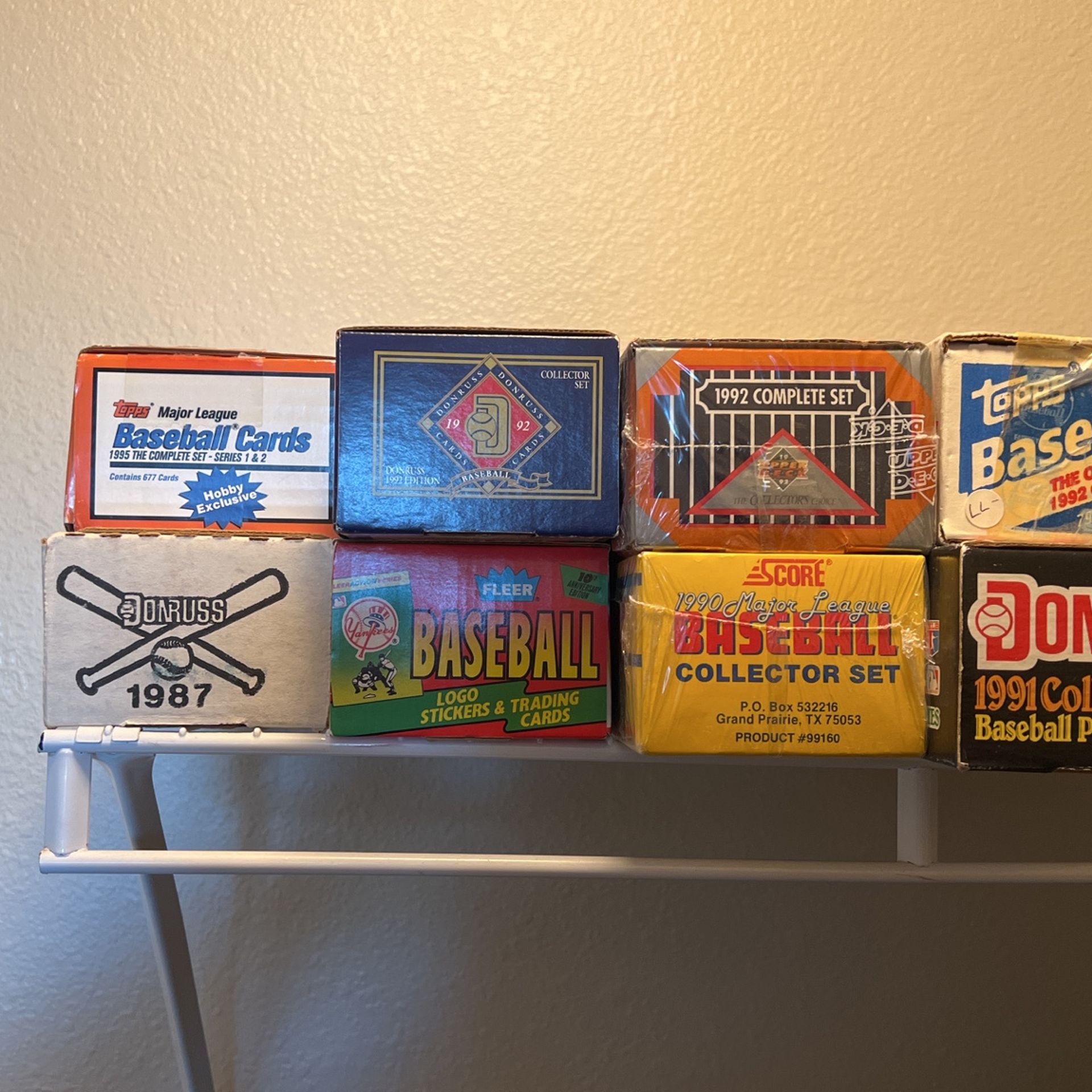 All Baseball Cards...all mint complete sets from 80s