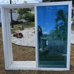 Hurricane windows, double pane, tinted, rectangle, sliding windows  6’x6’ PICKUP ONLY