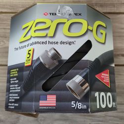 Zero-G Teknor Apex 5/8-in x 100-ft Premium -Duty Kink Free Woven Gray Hose #2456