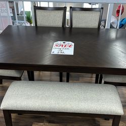 6pc Dining Table Set