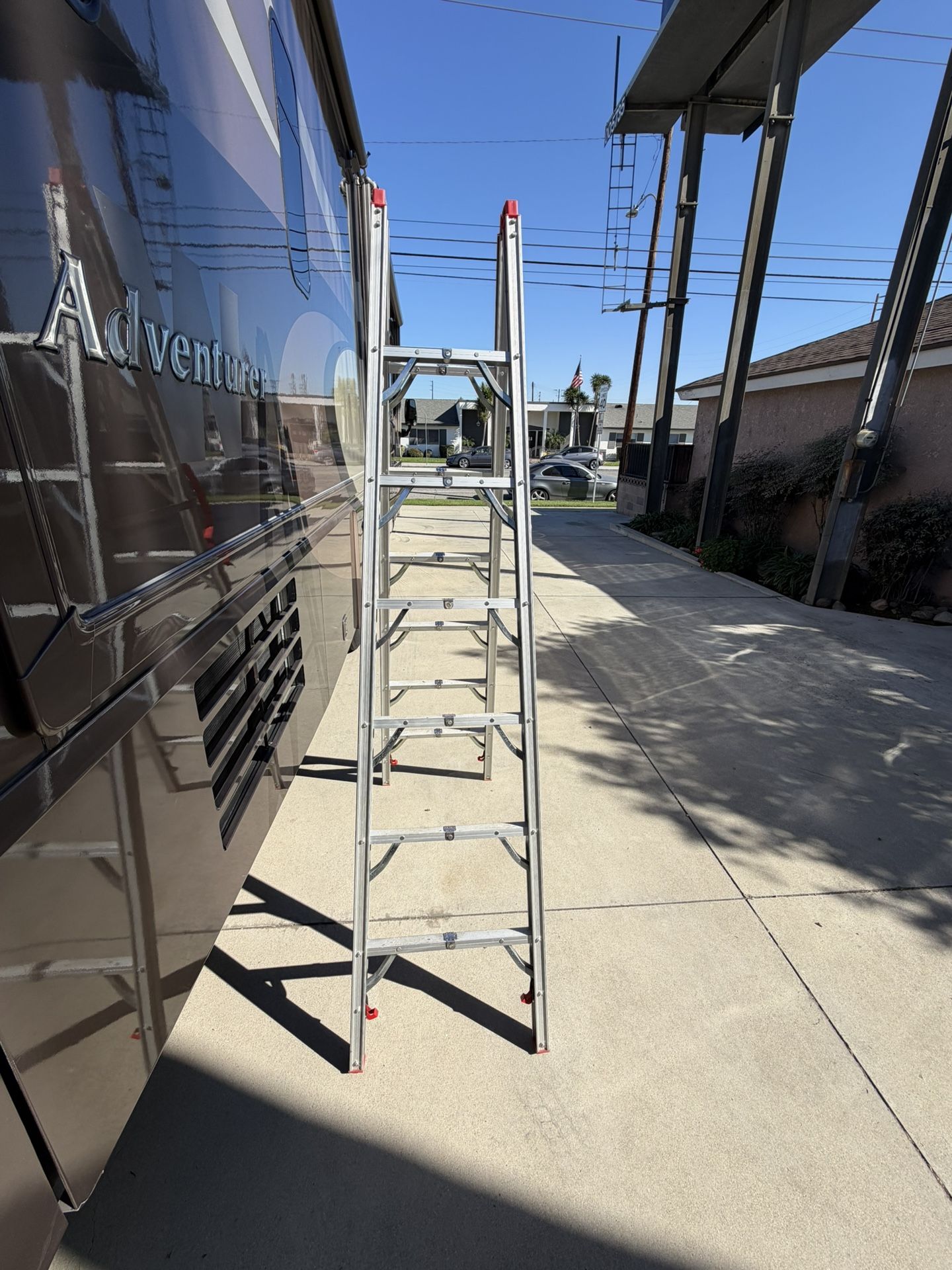 GPLogistics 7ft Folding Ladder