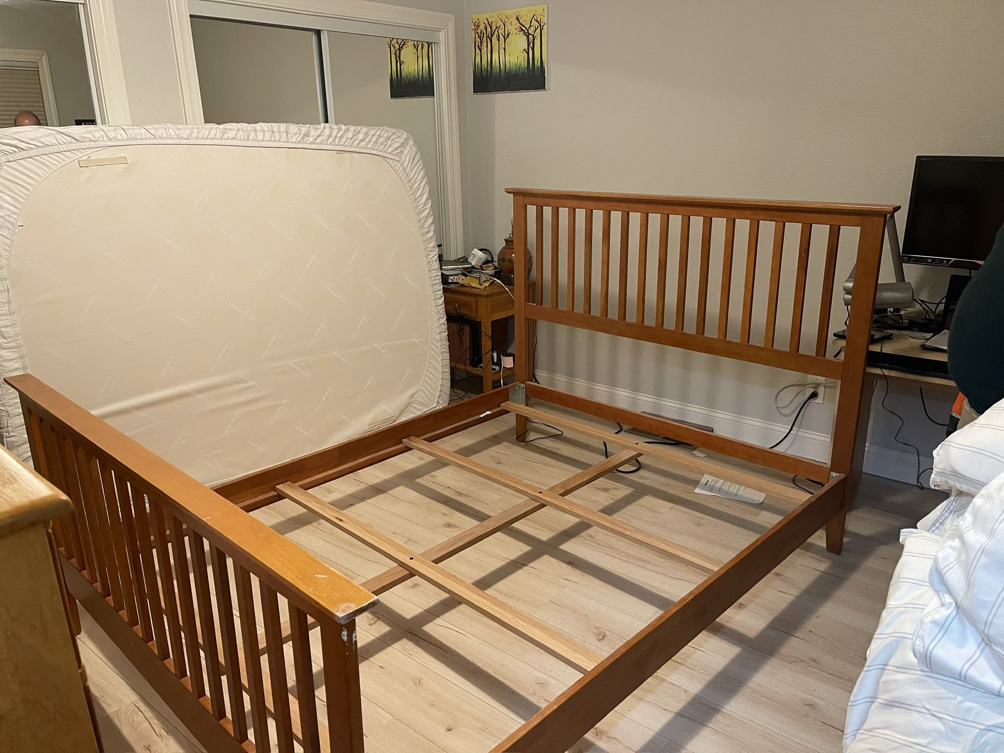 Queen Size Wooden Bed Frame