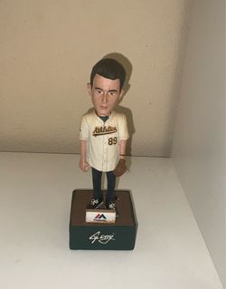 Oakland A’s / Sacramento Athletics G-Eazy bobble head Oakland Coliseum 2017 SGA MLB by Majestic Bay Area Bobblehead excellent mint condition GO A’s !