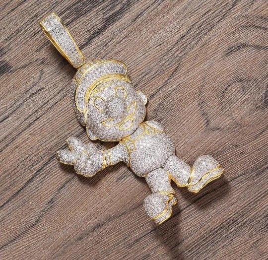 Pendant Plated With Zirconia