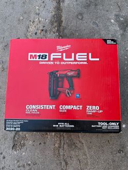 Milwaukee M18 FUEL 18-Volt Lithium-Ion Brushless Cordless Gen ll 16-Gauge Straight Finish Nailer (Tool Only)  $209 New