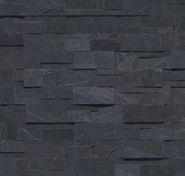 MSI XL Premium Black Ledger Panel Splitface Slate Wall Tile
