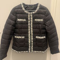 White House Black Market Puffer Jacket (L)