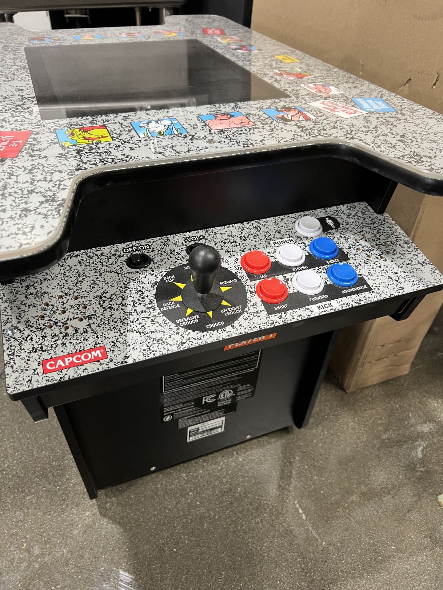 1up Arcade Cocktail Table Style Street Fighter 2 And More