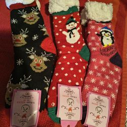 christmas socks $4.00 each pair